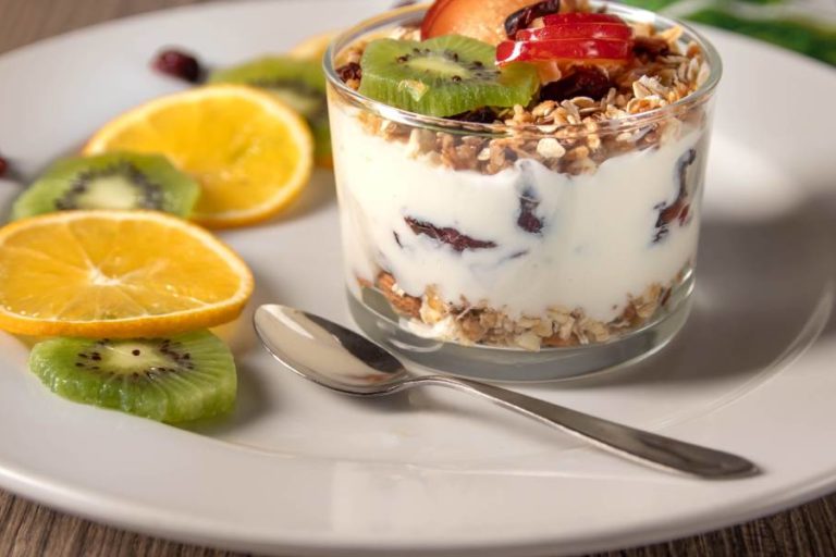 Yogur vegetal con fruta