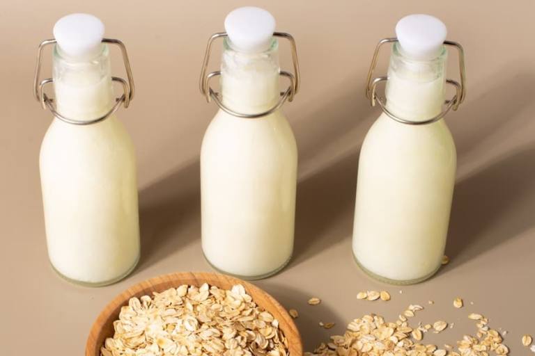 Bebida vegetal de avena.