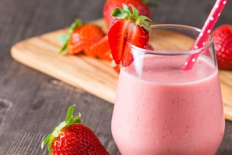 batido-de-fresas Batido de fresas.