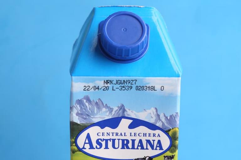 Brik de Central Lechera Asturiana.