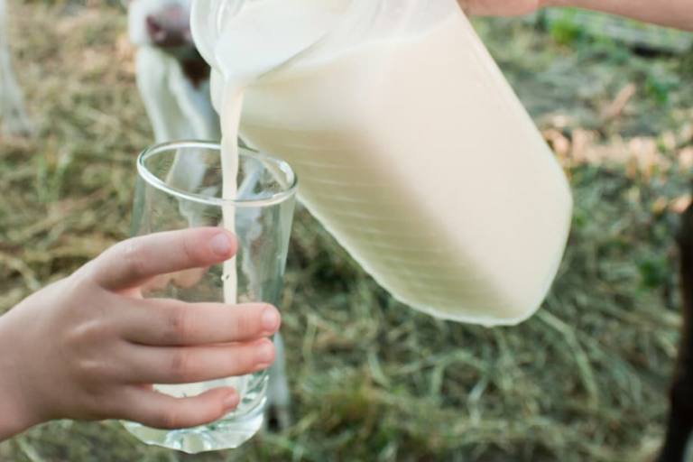 Leche ecológica.