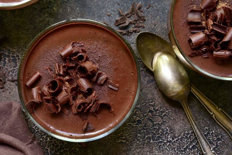 Mousse de chocolate.