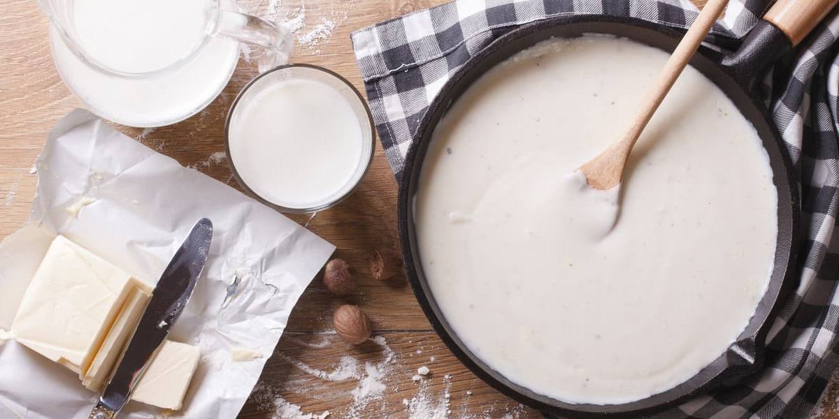 Salsa bechamel.
