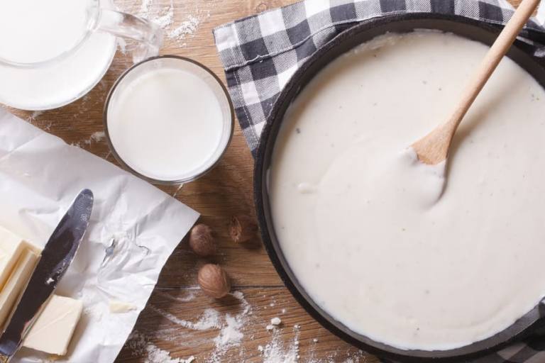 salsa-bechamel Salsa bechamel.