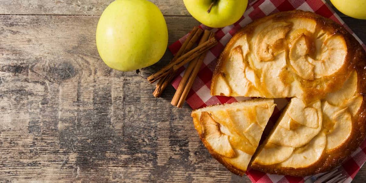 Tarta de manzana.