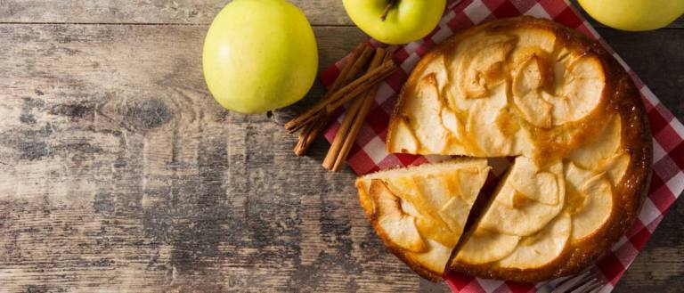 Tarta de manzana.