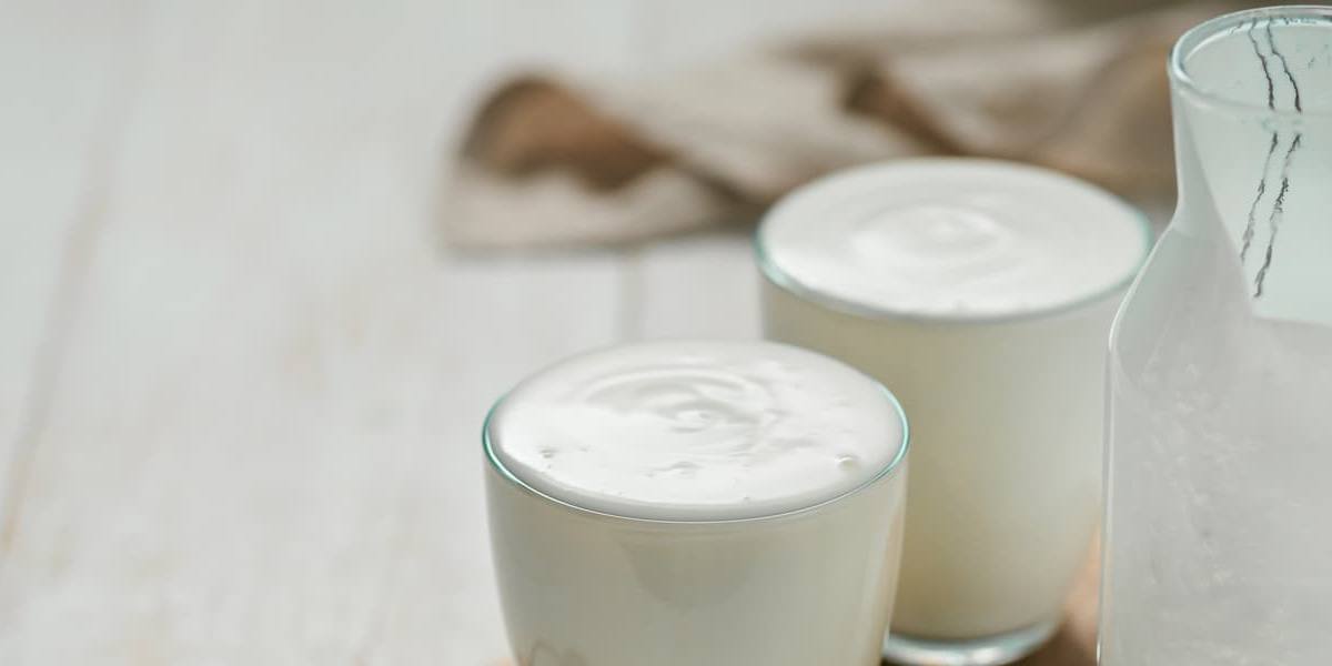 Yogur de leche de burra.