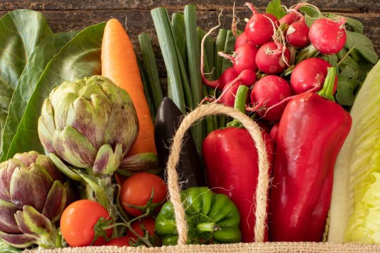 Alimentos saludables.