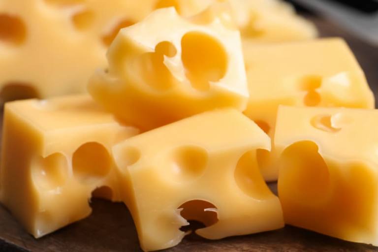 queso-emmental Queso Emmental.