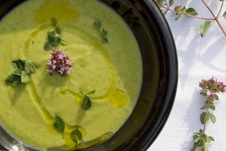 Crema de calabacín.