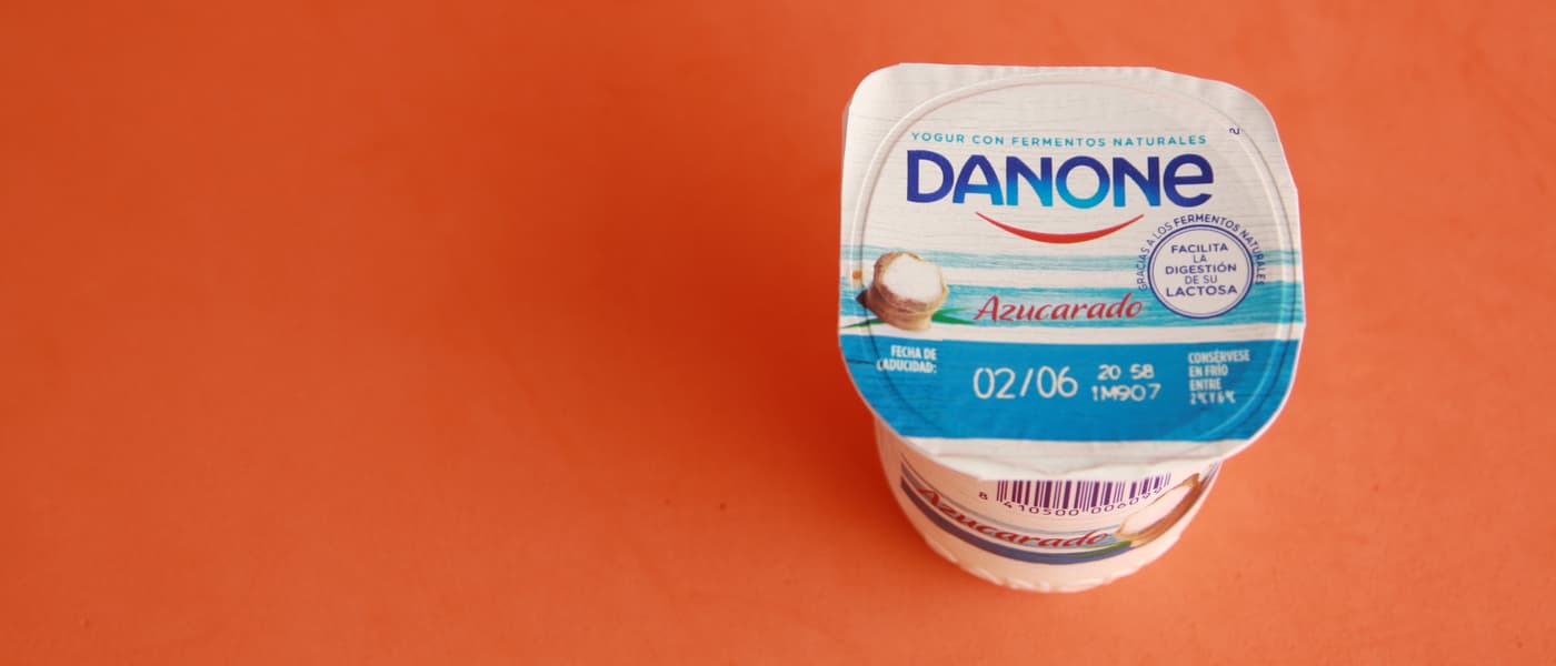 Yogur Danone.