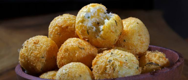 Croquetas de bacalao.