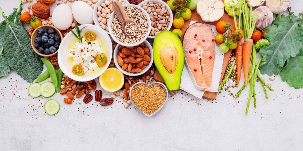 Alimentos de la dieta cetogénica.