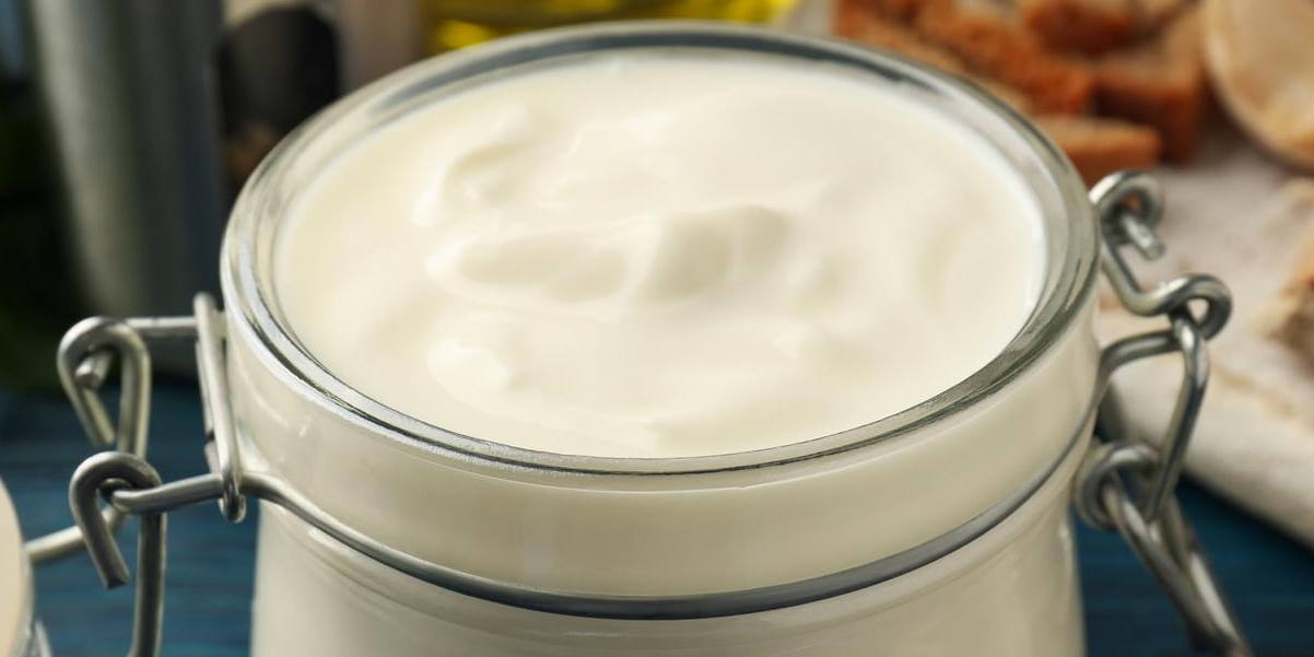 La mayonesa de leche debe su textura al aceite de oliva.
