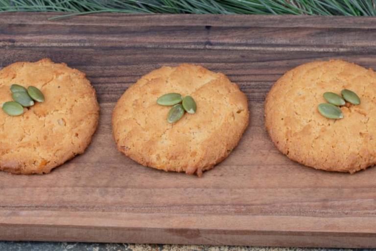 Las galletas de calabaza son un dulce elaborado con el puré de calabaza asada.