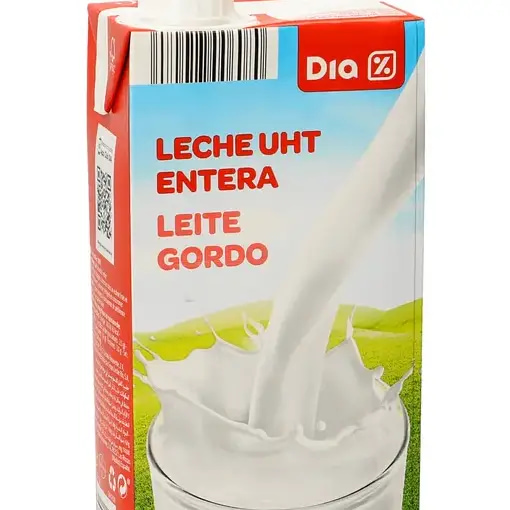 La leche de marca blanca Dia comenzó a comercializarse poco a poco desde el año pasado como Dia Láctea.