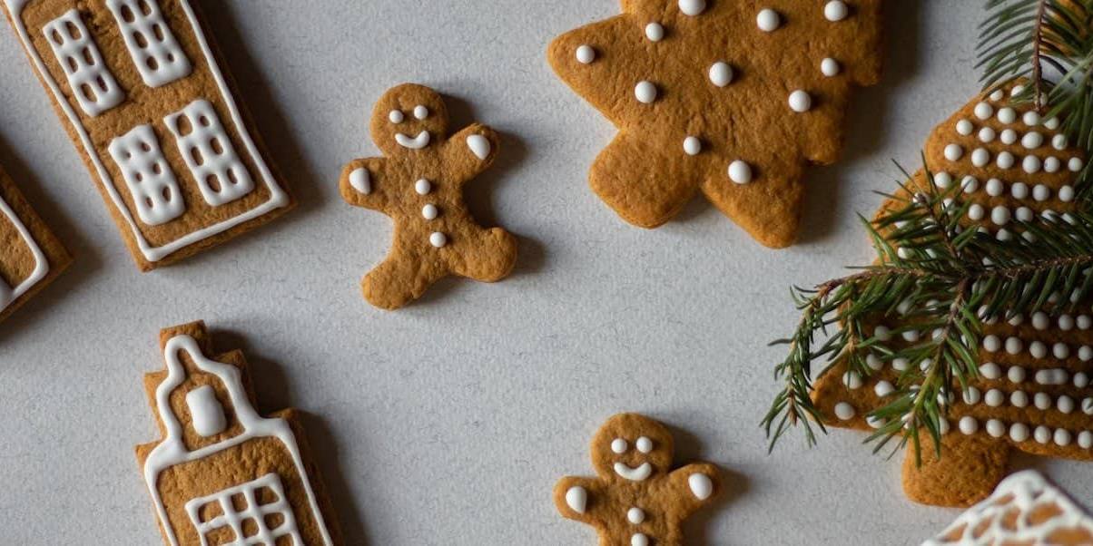 galletas de navidad Las galletas de Navidad deben dorarse ligeramente para no estar demasiado duras.