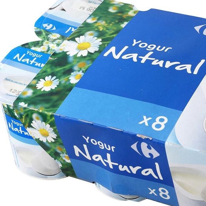 El yogur natural de Carrefour está elaborado por el grupo Lactalis Nestlé.