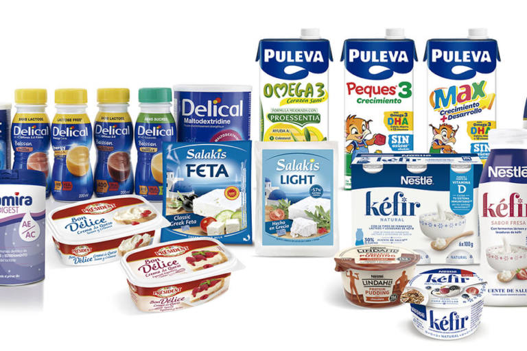 El grupo Lactalis cumple 40 años en España como líder gracias a su innovación.