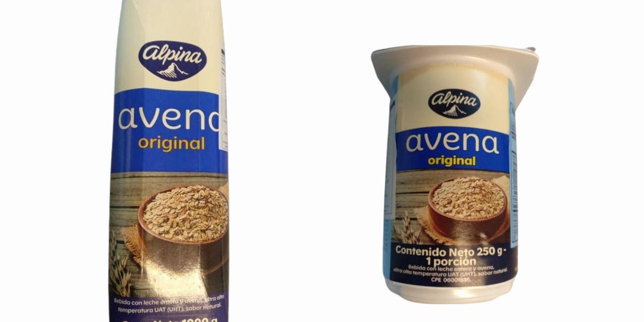 bebida de avena alpina La bebida de avena Alpina presenta trazas de leche de vaca.