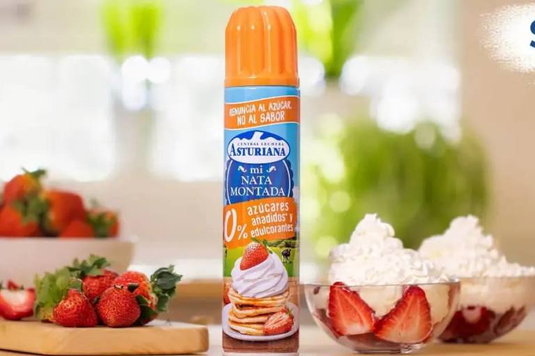 nata monata central lechera asturiana Central Lechera Asturiana lanza una nata montada en spray sin azúcares añadidos ni edulcorantes