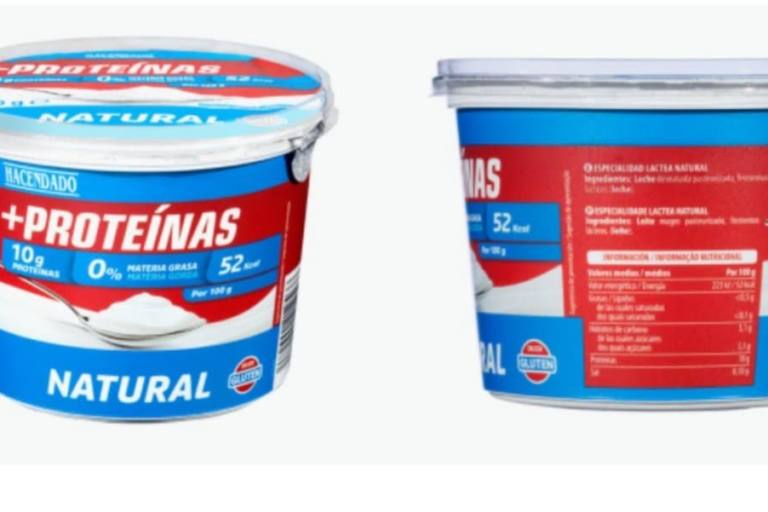 yogures hacendado (1) Los yogures Hacendado pueden contar con refuerzos nutricionales, como la gama de proteínas.