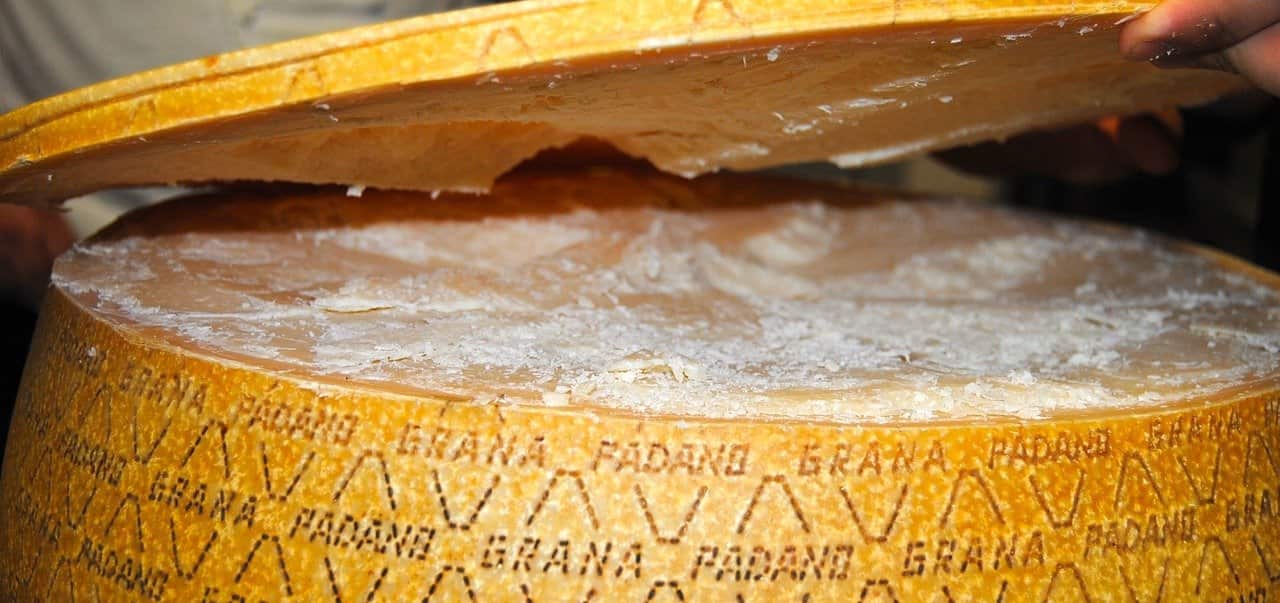 El queso Grana Padano puede madurar durante años.