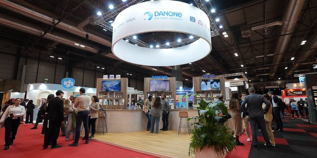 Stande de Danone en HIP 2025