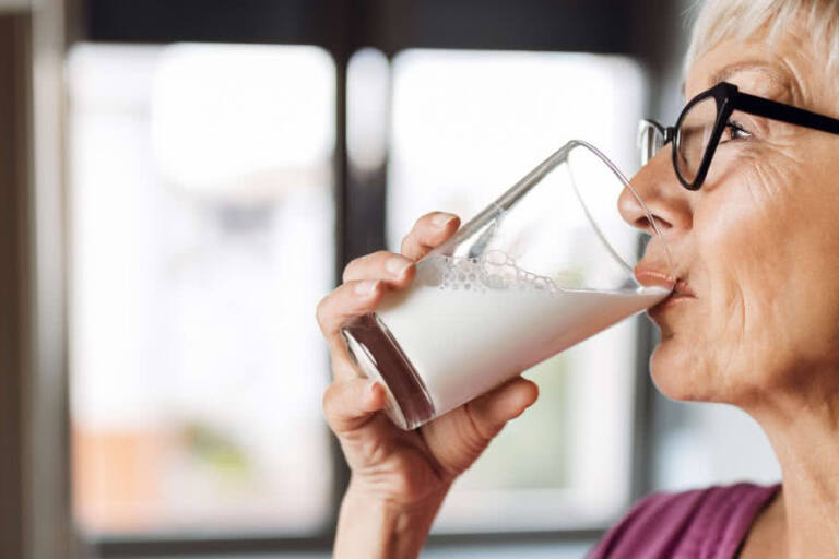 Leche en el colesterol